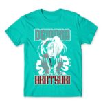 Deidara Akatsuki Turquoise Men's T-shirt for Anime, Naruto