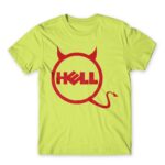 Dell Hell Apple Green Men's Tee for Brand Parody, Funny