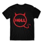 Dell Hell Black Men's T-shirt for Brand Parody, Funny