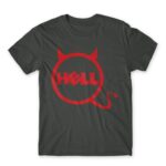 Dell Hell Dark Grey Men's Tee for Brand Parody, Funny