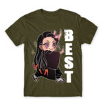 Demon Slayer – Best Friends – Nezuko Army Men's T-shirt for Anime, Kimetsu No Yaiba