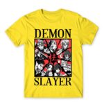Demon Slayer Characters Lemon Men's T-shirt for Anime, Kimetsu No Yaiba