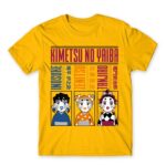 Demon Slayer – Geisha makeover Gold Men's Tee for Anime, Kimetsu No Yaiba