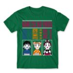 Demon Slayer – Geisha makeover Kelly Green Men's Tee for Anime, Kimetsu No Yaiba