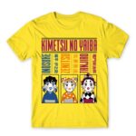Demon Slayer – Geisha makeover Lemon Men's T-shirt for Anime, Kimetsu No Yaiba