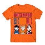 Demon Slayer – Geisha makeover Orange Men's Tee for Anime, Kimetsu No Yaiba