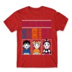 Demon Slayer – Geisha makeover Red Men's Tee for Anime, Kimetsu No Yaiba