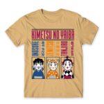 Demon Slayer – Geisha makeover Sand Men's Tee for Anime, Kimetsu No Yaiba