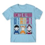 Demon Slayer – Geisha makeover Sky Blue Men's Tee for Anime, Kimetsu No Yaiba