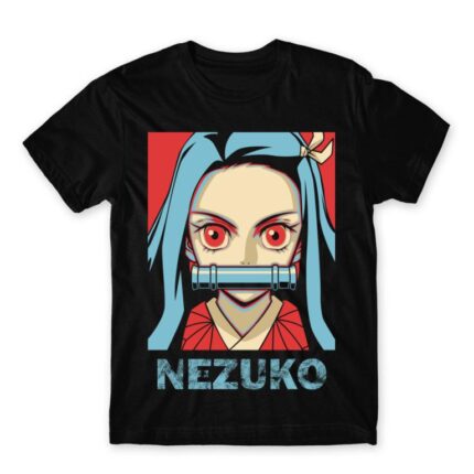 demon slayer nezuko Black Men's Tee for Anime, Kimetsu No Yaiba