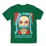 demon slayer nezuko Kelly Green Men's T-shirt for Anime, Kimetsu No Yaiba