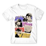 Demon Slayer retro White Men's T-shirt for Anime, Kimetsu No Yaiba