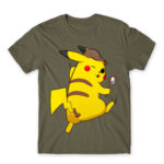 Detective Pikachu Zinc Men's Tee for Anime, Pokemon
