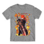 Diluc – Justice Grey Melange Men's Tee