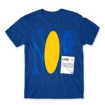 DIY Ikea Logo Royal Blue Men's Tee for Brand Parody, Funny