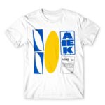 DIY Ikea Logo White Men's Tee for Brand Parody, Funny