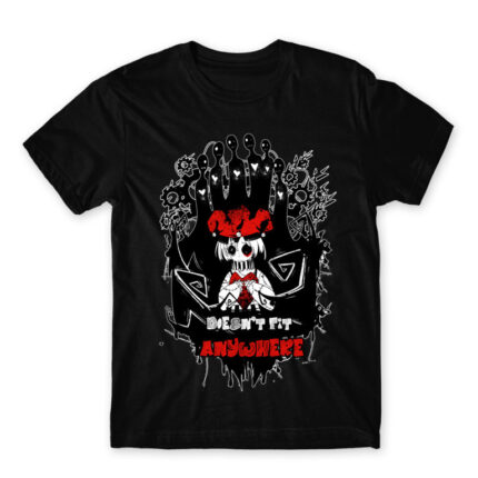 Doesn’t fit Black Men's T-shirt for Anime, Original Art