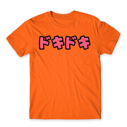 Doki doki katakana Orange Men's Tee for Anime, Dokidoki