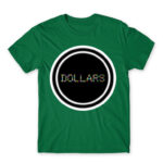 Dollars logo Kelly Green Men's Tee for Anime, Durarara