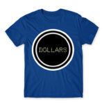 Dollars logo Royal Blue Men's Tee for Anime, Durarara