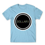 Dollars logo Sky Blue Men's Tee for Anime, Durarara