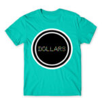 Dollars logo Turquoise Men's T-shirt for Anime, Durarara