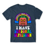 Don’t talk to me – seasonal depression Denim Men's T-shirt for Funny, Seasonal Depression