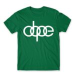Dope Kelly Green Men's Tee for Brand Parody, Funny