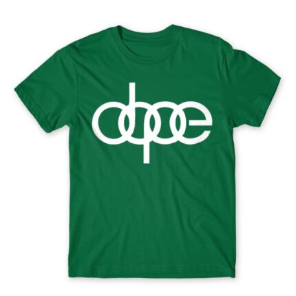Dope Kelly Green Men's Tee for Brand Parody, Funny