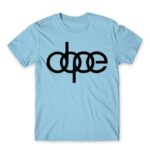 Dope Sky Blue Men's T-shirt for Brand Parody, Funny