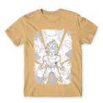 Dragon Ball Black and White Sand Men's Tee for Anime, Dragon Ball