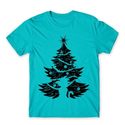 Dragon Ball Christmas tree Atoll Blue Men's T-shirt for Anime, Dragon Ball