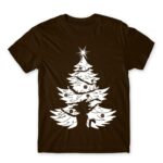 Dragon Ball Christmas tree Chocolate Men's T-shirt for Anime, Dragon Ball