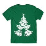 Dragon Ball Christmas tree Kelly Green Men's Tee for Anime, Dragon Ball