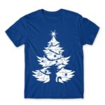 Dragon Ball Christmas tree Royal Blue Men's Tee for Anime, Dragon Ball