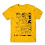 Dragon Ball Kakarot Gold Men's T-shirt for Anime, Dragon Ball