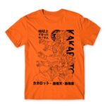 Dragon Ball Kakarot Orange Men's T-shirt for Anime, Dragon Ball