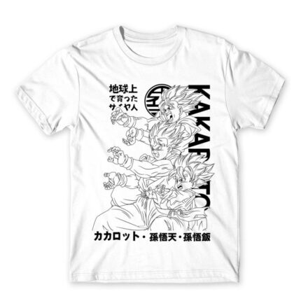 Dragon Ball Kakarot White Men's T-shirt for Anime, Dragon Ball
