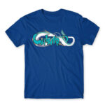 Dragon Ball X Haku Royal Blue Men's T-shirt for Anime, Dragon Ball