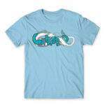 Dragon Ball X Haku Sky Blue Men's T-shirt for Anime, Dragon Ball