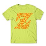 Dragon Ball Z Apple Green Men's T-shirt for Anime, Dragon Ball