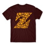 Dragon Ball Z Burgundy Men's Tee for Anime, Dragon Ball
