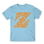 Dragon Ball Z Sky Blue Men's Tee for Anime, Dragon Ball
