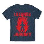 DragonBall Legends January Denim Men's T-shirt for Anime, Dragon Ball