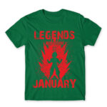 DragonBall Legends January Kelly Green Men's Tee for Anime, Dragon Ball