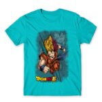 DragonBall Super – Green Atoll Blue Men's T-shirt for Anime, Dragon Ball