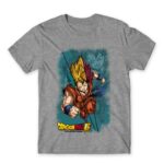 DragonBall Super – Green Grey Melange Men's Tee for Anime, Dragon Ball