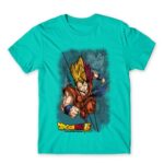 DragonBall Super – Green Turquoise Men's T-shirt for Anime, Dragon Ball