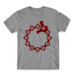 Dragon’s Sin of Wrath Meliodas – Nanatsu no Taizai Grey Melange Men's Tee for Anime, Nanatsu No Taizai