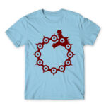 Dragon’s Sin of Wrath Meliodas – Nanatsu no Taizai Sky Blue Men's T-shirt for Anime, Nanatsu No Taizai